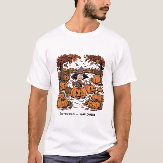 ポッツフィールド - ハロウィン Tシャツ (正面)