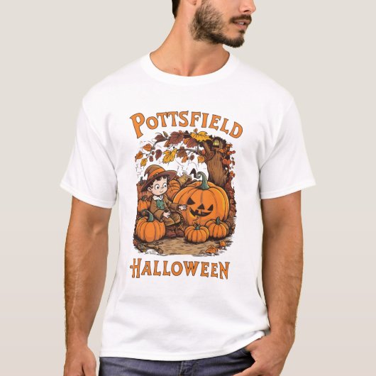 ポッツフィールド - ハロウィン Tシャツ (正面)