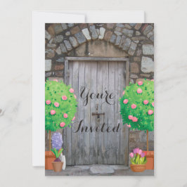 ポッテかわいらしッドガーデンオールドウッドドアファミリー懇親会 招待状