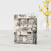 ポッティングベンチ カード (黄色い花)