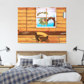 ポッティング小屋 キャンバスプリント (インサイチュ (寝室))