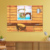 ポッティング小屋 キャンバスプリント (インサイチュ (リビング))