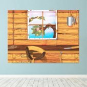 ポッティング小屋 キャンバスプリント (インサイチュ (ウッドフロア))