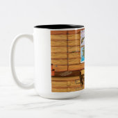 ポッティング小屋 ツートーンマグカップ (左)