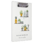 ポッテエレガントッドハウスプラントウォーターカラーボタニカル クリップボード (右)