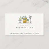 ポッテエレガントッドハウスプラントボタニカルアポイントメント 名刺 (正面)