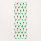 ポッテサンセビリアスネークプラントプリント ヨガマット (正面)