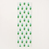 ポッテサンセビリアスネークプラントプリント ヨガマット (裏面)