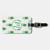 ポッテサンセビリアスネークプラントプリント ラゲッジタグ (正面横)