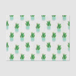 ポッテサンセビリアスネークプラントプリント 薄葉紙