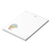 ポッテッドウォーターカラーパンジー ノートパッド (回転)