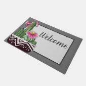 ポッテッドキャッティへようこそ ドアマット (アングル)