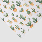 ポッテッドサボテンの白 薄葉紙 (詳細)