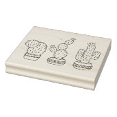ポッテッドサボテン – Cactus Plants Coloring Page ラバースタンプ (スタンプ)