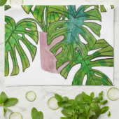 ポッテッドジャングルI キッチンタオル (折り畳み)