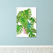 ポッテッドジャングルI キャンバスプリント (インサイチュ (ウッドフロア))