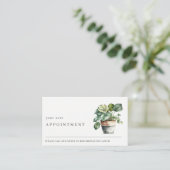 ポッテッドリービーハウスプラントボタニカルアポイントメント 名刺 (スタンド正面)
