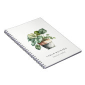 ポッテッドリービーハウス植物水彩植物学 ノートブック (右側)