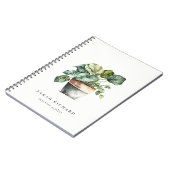 ポッテッドリービーハウス植物水彩植物学 ノートブック (左側)