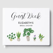 ポッテドプランツ ブライダルシャワー グリーンカスタム ゲストブック (正面)