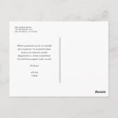 ポッテド多肉及びサボテンの卒業ありがとう ポストカード (裏面)