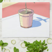 ポッテ鮮やかッドハウスプラント キッチンタオル (折り畳み)