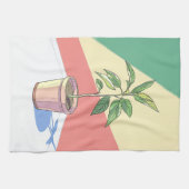 ポッテ鮮やかッドハウスプラント キッチンタオル (横)