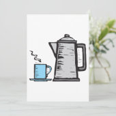 ポットとカップ 招待状 (スタンド正面)