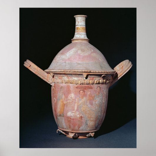 ポットと女性の入浴シーン ポスター (正面)