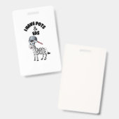 ポットとEDS バッジ (正面＆裏面)