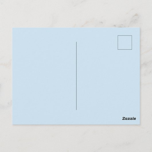 ポットに座るウサギのピーター ポストカード (裏面)