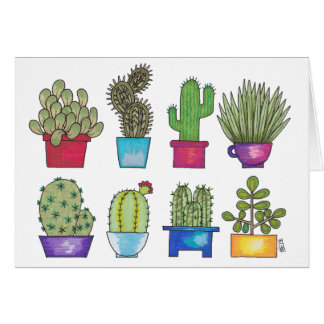 ポットのサボテン