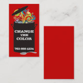 ポットのシェフの名刺を調理する香りの破烈 名刺 (正面/裏面)