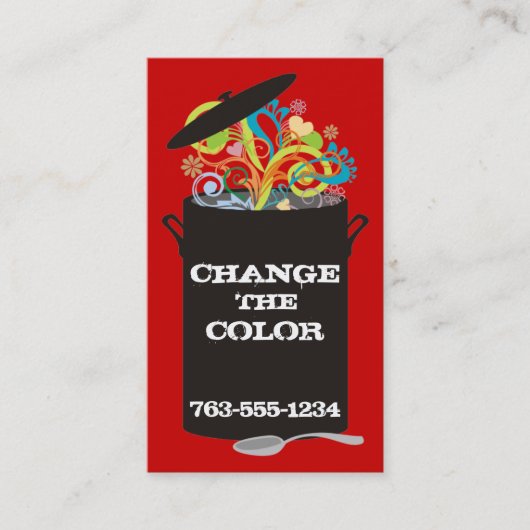 ポットのシェフの名刺を調理する香りの破烈 名刺 (正面)