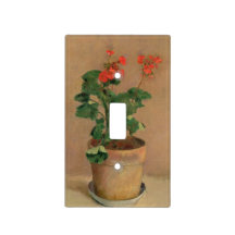 ポットのゼラニウム、c.1905 (キャンバスの油)