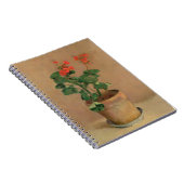 ポットのゼラニウム、c.1905 (キャンバスの油) ノートブック (右側)