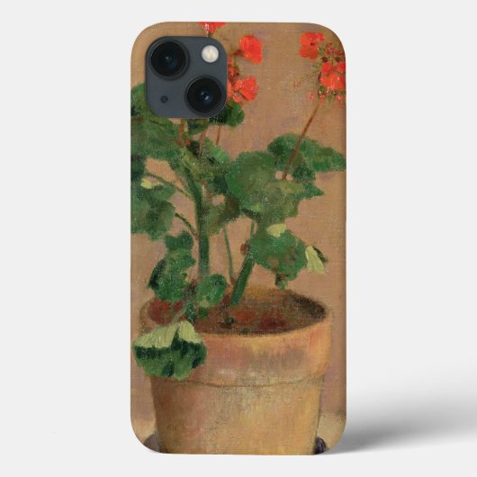 ポットのゼラニウム、c.1905 (キャンバスの油) Case-Mate iPhoneケース (裏面)