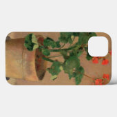 ポットのゼラニウム、c.1905 (キャンバスの油) Case-Mate iPhoneケース (裏面 (横))