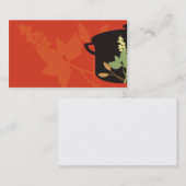 ポットの名刺を調理するハーブ 名刺 (正面/裏面)