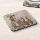 ポットの販売人、c.1855 コースター (左側)