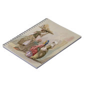 ポットの販売人、c.1855 ノートブック (左側)