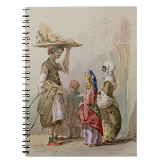 ポットの販売人、c.1855 ノートブック (正面)