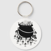 ポットの金ゴールドキーチェーン キーホルダー (正面)