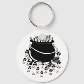 ポットの金ゴールドキーチェーン キーホルダー (裏面)