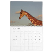 ポットの金ゴールドケニアの野生動物カレンダー2014 (2-Pg.) カレンダー (3月 2027)