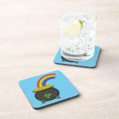 ポットの金ゴールドレインボーカートゥーン コースター (右側)