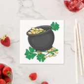 ポットの金ゴールド紙ナプキンス スタンダードカクテルナプキン (インサイチュ)