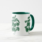 ポットのMONSTERA マグカップ (正面右)