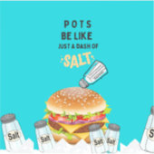 ポットはほんの少しの塩に似ている シール (正面)