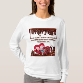 ポットはチョコレートの箱のようなものだ Tシャツ
